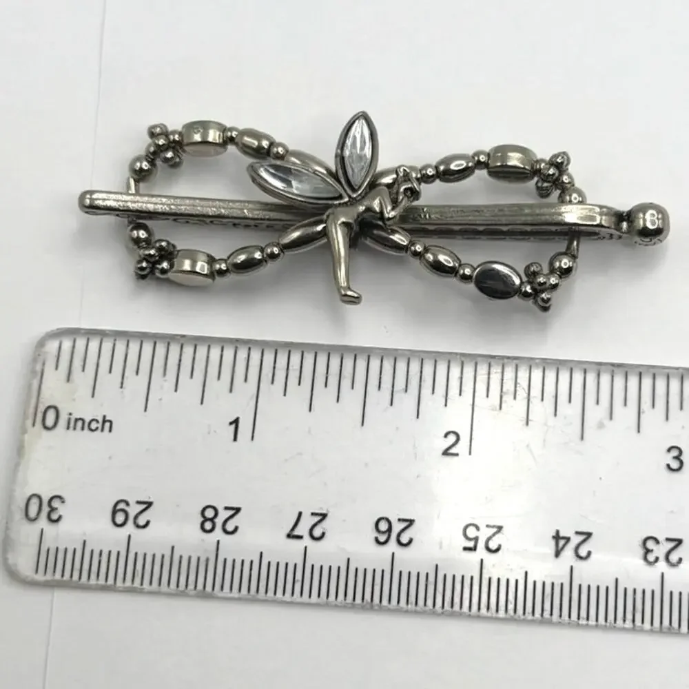 Silver Crystal Fairy Hairclip